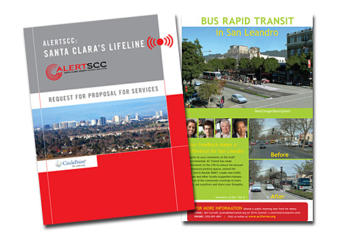 Brochure designs for Circle Point clients