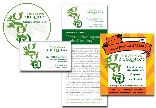Gary's Grown Organic designs