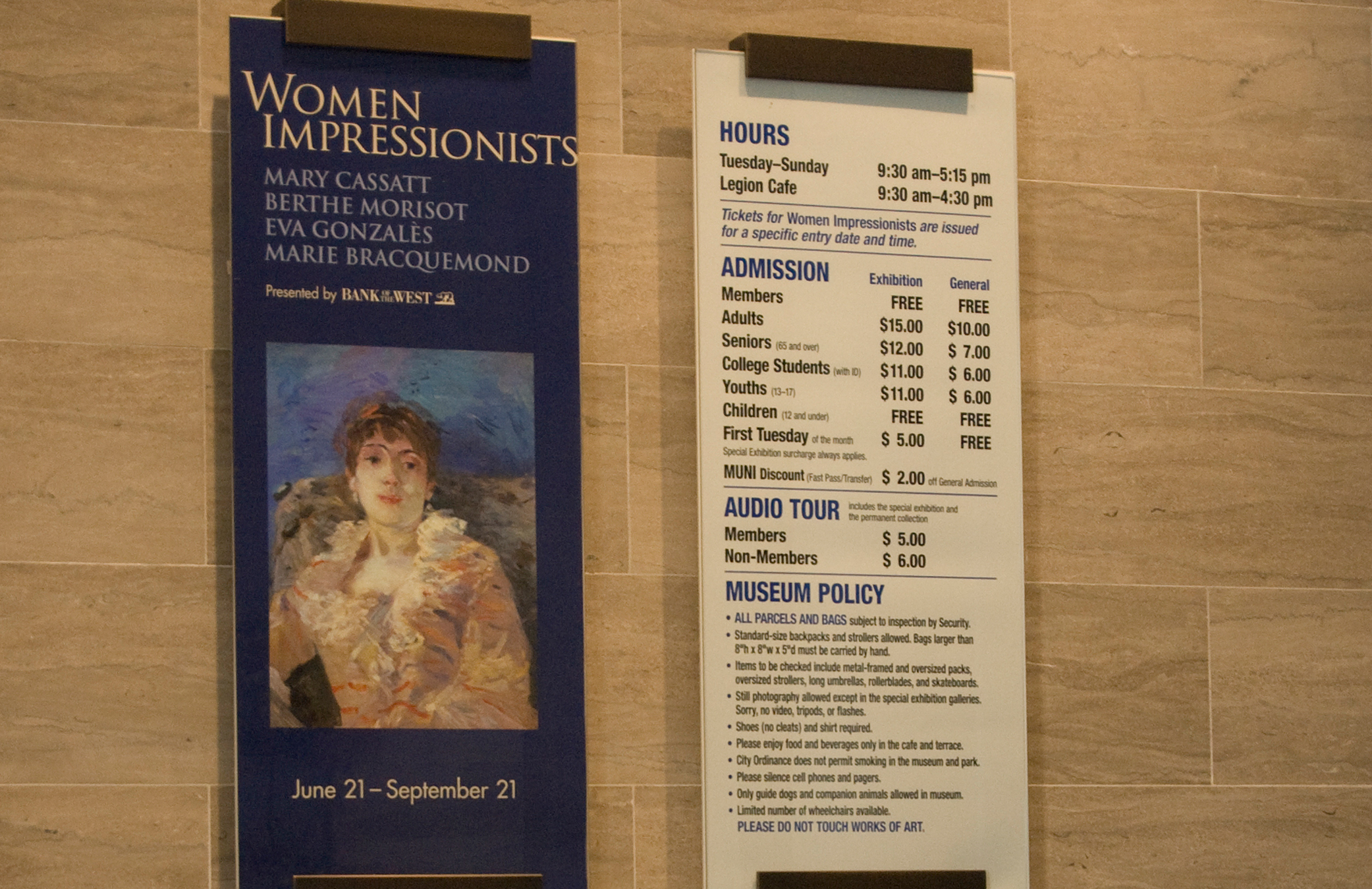 Women Impressionism Sign
